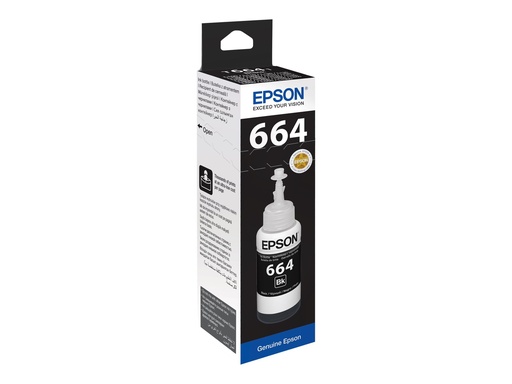 [C13T664140] Epson T6641 - 70 ml - Schwarz - original - Nachfülltinte