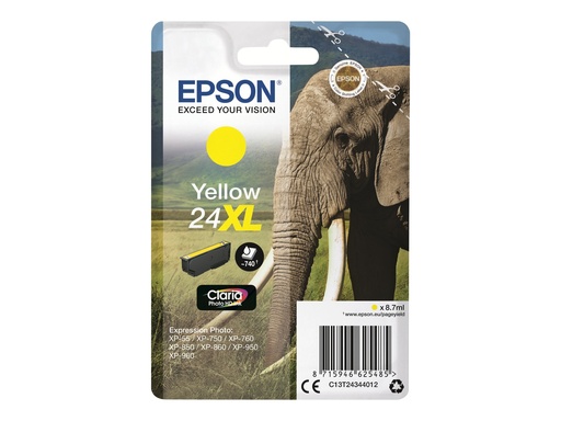 [C13T24344012] Epson 24XL - 8.7 ml - XL - Gelb - original