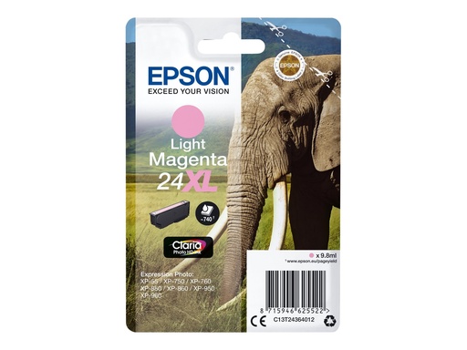 [C13T24364012] Epson 24XL - 9.8 ml - XL - hellmagentafarben