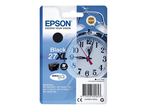 [C13T27114022] Epson 27XL - 17.7 ml - XL - Schwarz - original