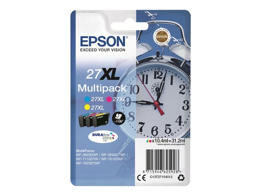 [C13T27154022] Epson 27XL Multipack - 3er-Pack - 31.2 ml - XL