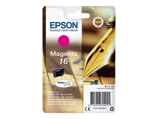[C13T16234012] Epson 16 - 3.1 ml - Magenta - Original - Tintenpatrone