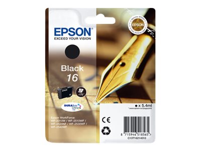 [C13T16214012] Epson 16 - 5.4 ml - Schwarz - original - Blisterverpackung