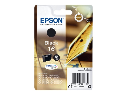 [C13T16214012] Epson 16 - 5.4 ml - Schwarz - original - Tintenpatrone