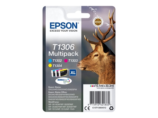 [C13T13064012] Epson T1306 Multipack - 3er-Pack - 30.3 ml