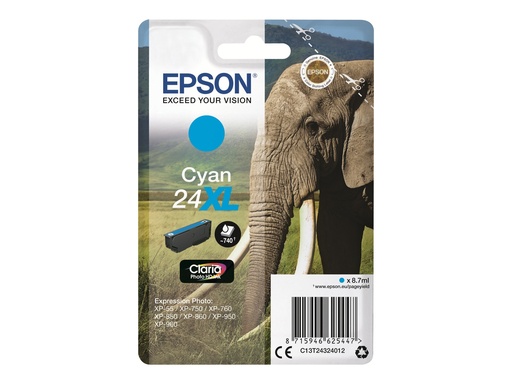 [C13T24324012] Epson 24XL - 8.7 ml - XL - Cyan - original