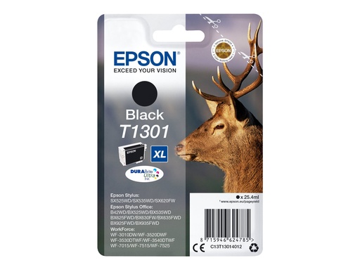 [C13T13014022] Epson T1301 - 25.4 ml - Größe XL - Schwarz