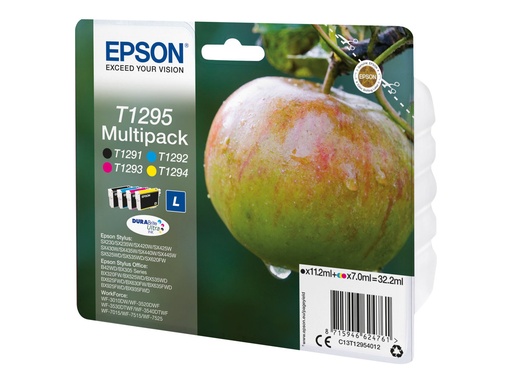 [C13T12954022] Epson T1295 Multipack - 4er-Pack - 32.2 ml - Schwarz, Gelb, Cyan, Magenta