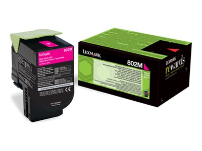 [80C20M0] Lexmark 802M - Magenta - original - Tonerpatrone