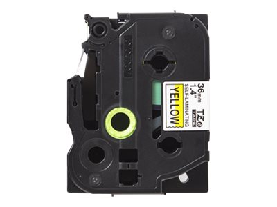 [TZESL661] Brother TZe-SL661 - Selbstklebend - Schwarz auf Gelb - Rolle (3,6 cm x 8 m)