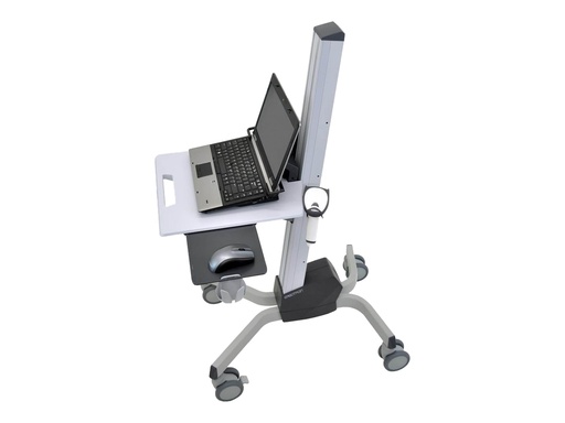 [24-205-214] Ergotron Neo-Flex - Wagen - für Notebook / Maus / Barcode-Scanner - hochwertiger Kunststoff, Aluminium, Stahl - Zweistufiges Grau - Bildschirmgröße: 30.5-43.9 cm (12"-17.3")