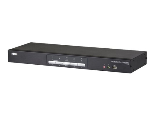 [CS1644A-AT-G] ATEN USB DVI Dual View KVMP Switch CS1644A