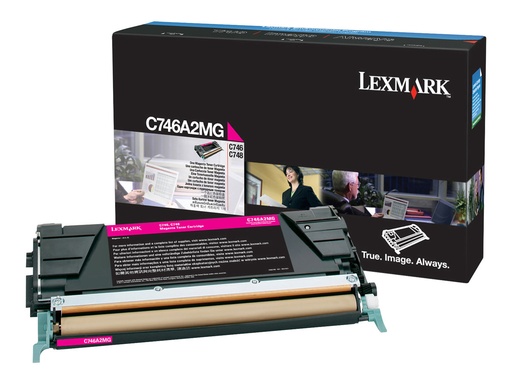 [C746A1MG] Lexmark Magenta - original - Tonerpatrone LCCP, LRP