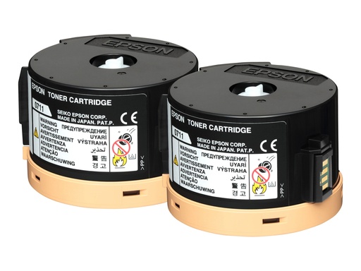 [C13S050711] Epson 0711 - 2er-Pack - mit hoher Kapazität