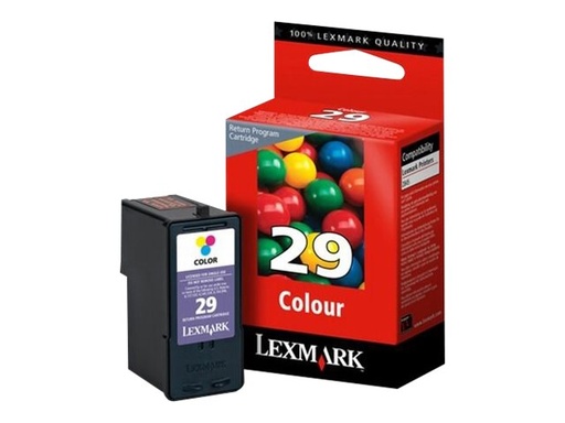 [018C1429E] Lexmark Cartridge No. 29 - Farbe (Cyan, Magenta