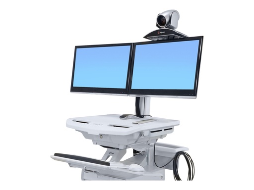[97-776-194] Ergotron Camera Shelf - Montagekomponente (Klammer, Regal, Befestigungsteile, Klettverschlussstreifen, Gurt)