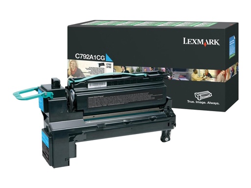 [C792A1CG] Lexmark Cyan - original - Tonerpatrone LCCP