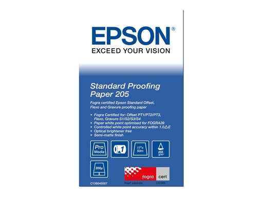[C13S045007] Epson Proofing Paper Standard - Rolle (43,2 cm