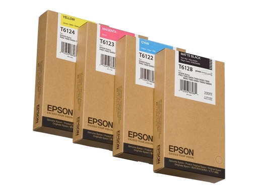 [C13T612400] Epson T6124 - 220 ml - Gelb - original - Tintenpatrone