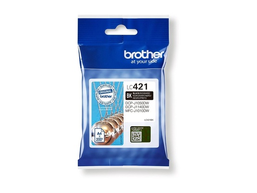 [LC421BK] Brother LC421BK - Schwarz - original - Tintenpatrone