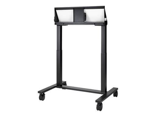 [H1AX00000250] Optoma EST09 - Wagen - motorisierter Lift - für LED-Display - verriegelbar - Schwarz - Bildschirmgröße: 165.1-218.4 cm (65"-86")