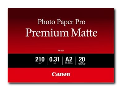 [8657B017] Canon Pro Premium PM-101 - Glatt matt - 310 Mikron - warmer weißer Ton - A2 (420 x 594 mm)