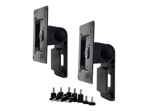 [98-062-200] Ergotron Dual Monitor Tilt Pivot Kit - Befestigungskit (2 Drehgelenke, 2 Kabelbinder, Schrauben)