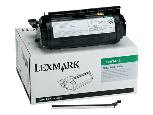 [12A7468] Lexmark Hohe Ergiebigkeit - Schwarz - original