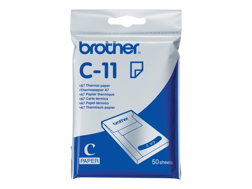 [C11] Brother A7 (74 x 105 mm) 50 Blatt Thermopapier