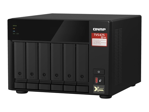 [TVS-675-8G] QNAP TVS-675 - NAS-Server - 6 Schächte - SATA 6Gb/s