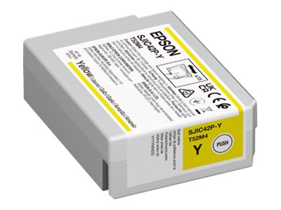[C13T52M440] Epson SJIC42P-Y - 50 ml - Gelb - original - Tintenpatrone - für ColorWorks CW-C4000E (BK)