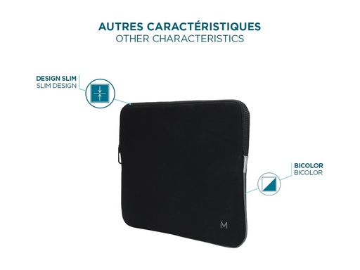 [049016] Mobilis Skin - Notebook-Hülle - Memory-Schaumstoff