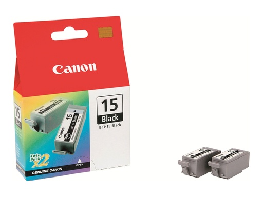 [8190A002] Canon BCI-15 - 2er-Pack - Schwarz - original