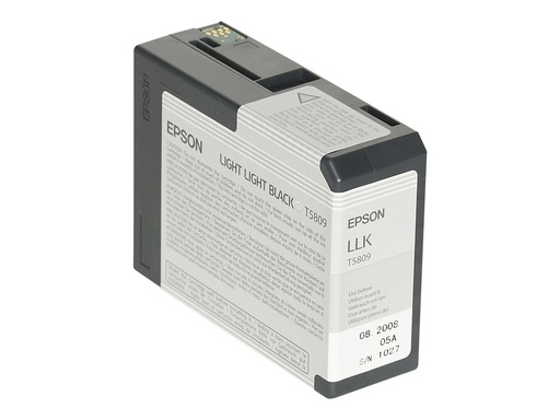 [C13T580900] Epson T5809 - 80 ml - Light Light Black - original