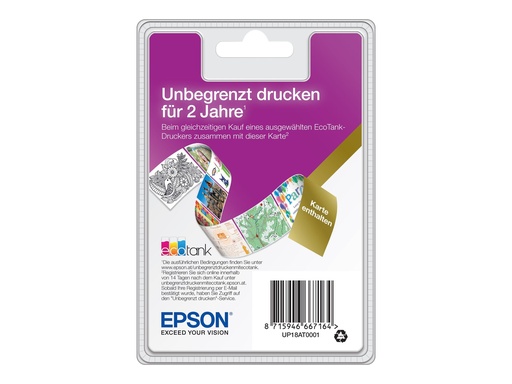 [UP18AT0001] Epson Unlimited Printing with EcoTank - Serviceerweiterung