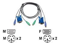 [2L-5005P/C] ATEN 2L-5005P/C - Tastatur- / Video- / Maus- (KVM-)