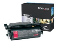 [12A6760] Lexmark Schwarz - original - Tonerpatrone - für Lexmark T620