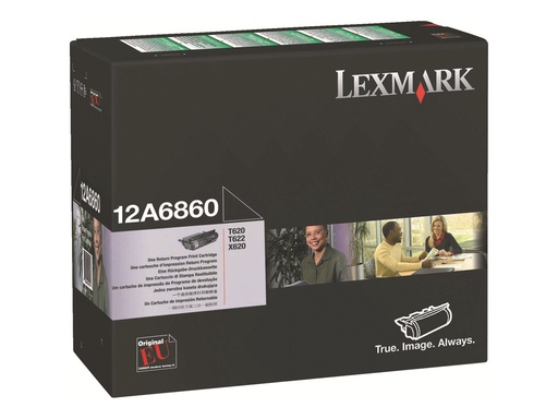 [12A6860] Lexmark Schwarz - original - Tonerpatrone LRP