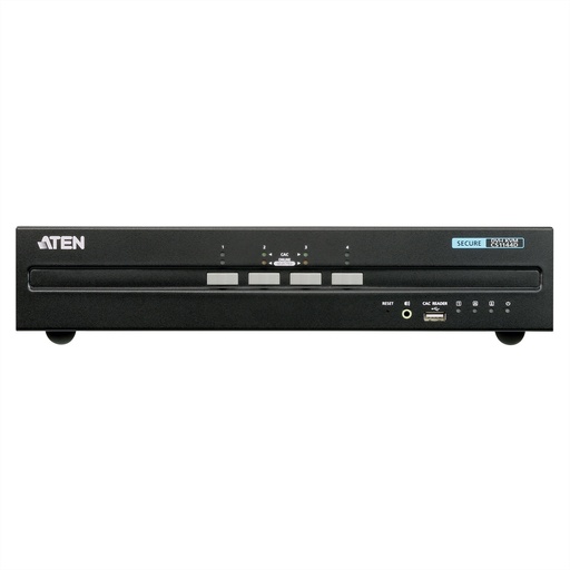 [CS1144D-AT-G] ATEN USB DVI Dual Display Secure KVM Switch - KVM-Umschalter - 4-Port