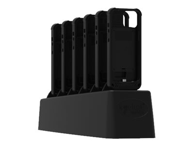 [CX4208-3290] Socket Mobile DuraSled DS800 - Mit 6 Bay Charger - Barcode-Scanner - Begleiter - Linear-Imager - Bluetooth 2.1 EDR (Packung mit 6)