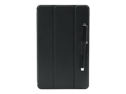 [060003] Mobilis EDGE - Flip-Hülle für Tablet - Schwarz, durchsichtig - für Lenovo Tab M8 HD (2nd Gen)