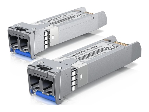 [UACC-OM-SM-10G-D-2] Ubiquiti UACC-OM-SM-10G-D - SFP+-Transceiver-Modul - 10GbE - LC Single-Modus - bis zu 10 km - 1310 nm (Packung mit 2)