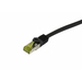 [S216843V2] Synergy 21 Patchkabel RJ45 CAT6A 500Mhz schwarz S-STP S/FTP PUR Indoor/Outdoor/Indu - Kabel - Netzwerk