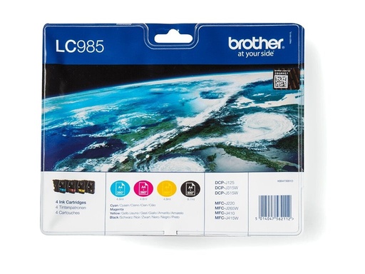 [LC985VALBP] Brother LC985VALBP - 4er-Pack - Schwarz, Gelb