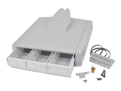 [97-869] Ergotron SV44 Primary Triple Drawer for Laptop Cart - Montagekomponente (Auszugsmodul)