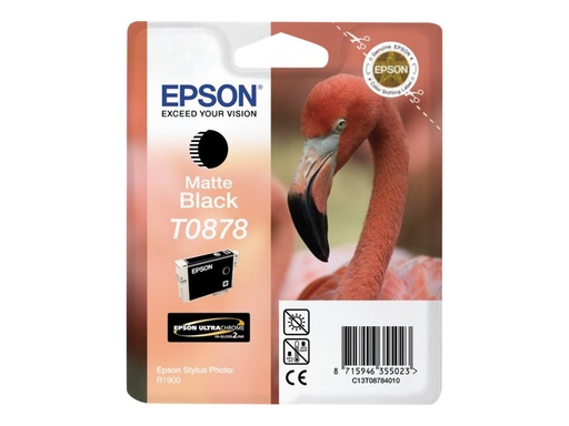 [C13T08784010] Epson T0878 - 11.4 ml - mattschwarz - original