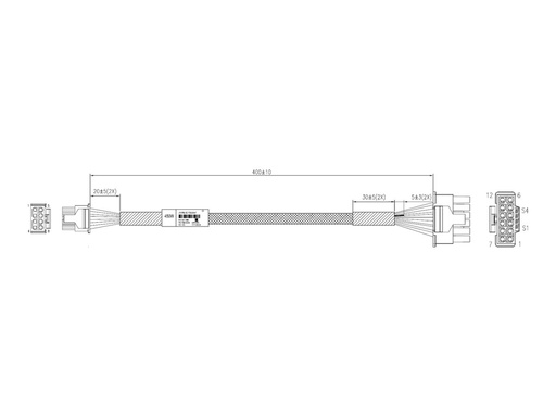 [4X97A85028] Lenovo Stromkabel - 12VHPWR (W) zu 8-poliger PCIe Power (W)