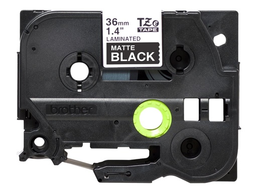[TZEM365] Brother TZe-M365 - Matt - Klebstoff - weißer Druck auf mattem Schwarz - Rolle (3,6 cm x 8 m)