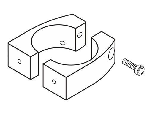 [60-423-003] Ergotron Montagekomponente (Klammer) - Aluminium