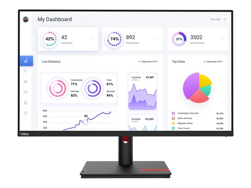 Lenovo ThinkVision T32p-30 - LED-Monitor - 80 cm (31.5") (63D2GAT1EU)